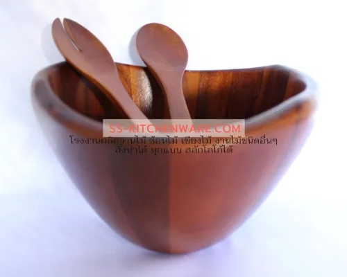 ชามไม้พรีเมียม แบบที่ 28