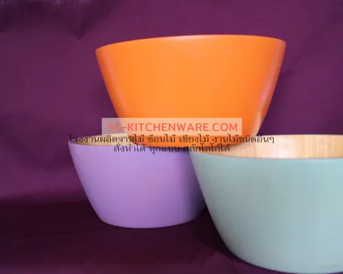 ชามไม้พรีเมียม แบบที่ 61