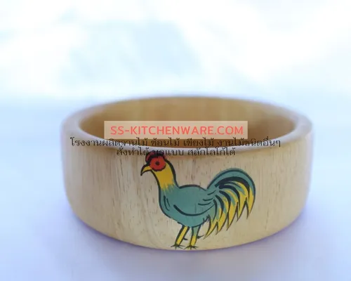 ชามไม้พรีเมียม แบบที่ 7