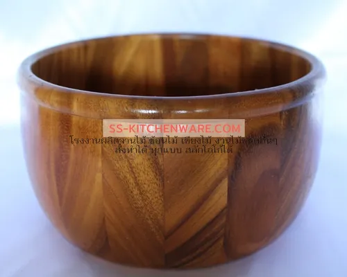 ชามไม้พรีเมียม แบบที่ 10
