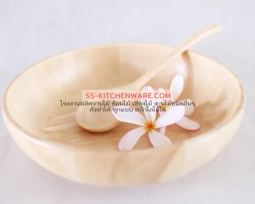 ชามไม้พรีเมียม แบบที่ 1