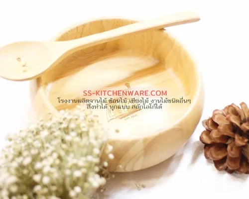 ชามไม้พรีเมียม แบบที่ 12