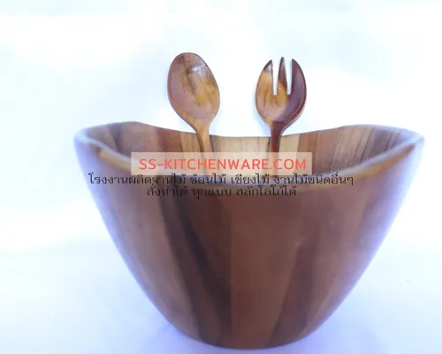 ชามไม้พรีเมียม แบบที่ 16