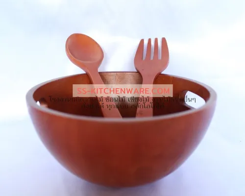 ชามไม้พรีเมียม แบบที่ 17