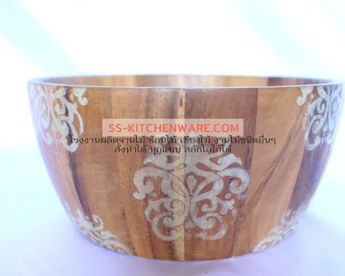 ชามไม้พรีเมียม แบบที่ 21