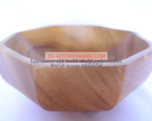 ชามไม้พรีเมียม แบบที่ 22