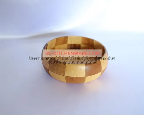 ชามไม้พรีเมียม แบบที่ 36