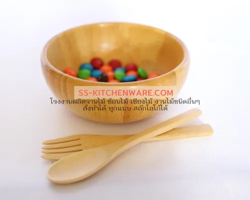 ชามไม้พรีเมียม แบบที่ 41