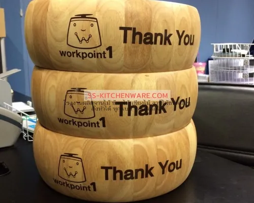 ชามไม้พรีเมียม แบบที่ 63