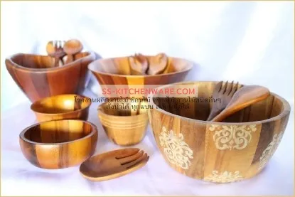 ชามไม้พรีเมียม แบบที่ 74