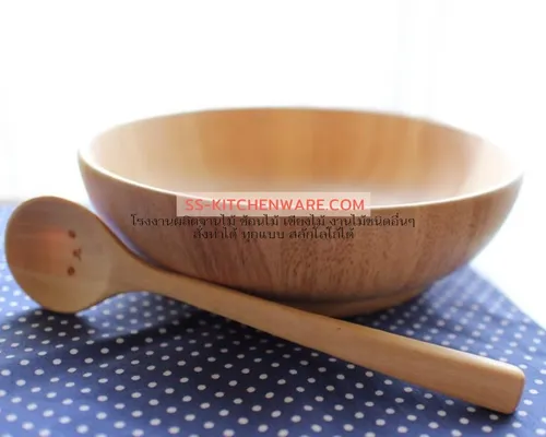 ชามไม้พรีเมียม แบบที่ 77