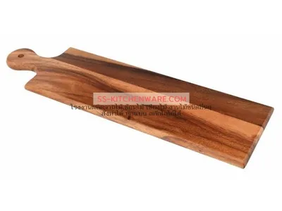 เขียงไม้ ถาดไม้ สลักโลโก้ แบบที่ 4