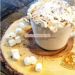 เขียงไม้ ถาดไม้ สลักโลโก้ แบบที่ 8