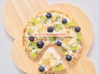 เขียงไม้ ถาดไม้ สลักโลโก้ แบบที่ 25