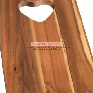 เขียงไม้ ถาดไม้ สลักโลโก้ แบบที่ 32