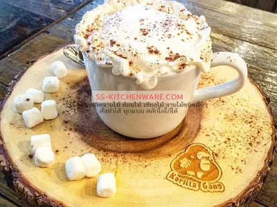 เขียงไม้ ถาดไม้ สลักโลโก้ แบบที่ 51