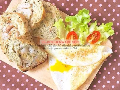 เขียงไม้ ถาดไม้ สลักโลโก้ แบบที่ 64