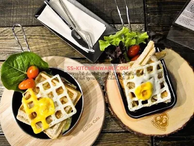 เขียงไม้ ถาดไม้ สลักโลโก้ แบบที่ 91