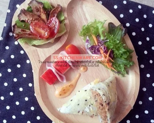 ถาดหลุมไม้ แบบที่ 25