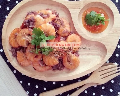 ถาดหลุมไม้ แบบที่ 30