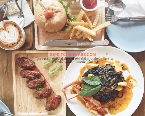 จานไม้ ถาดไม้ แบบที่ 12