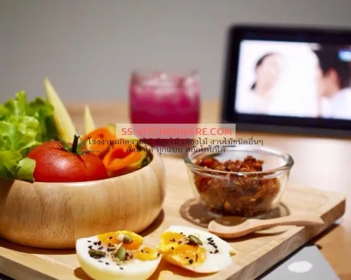 จานไม้ ถาดไม้ แบบที่ 22