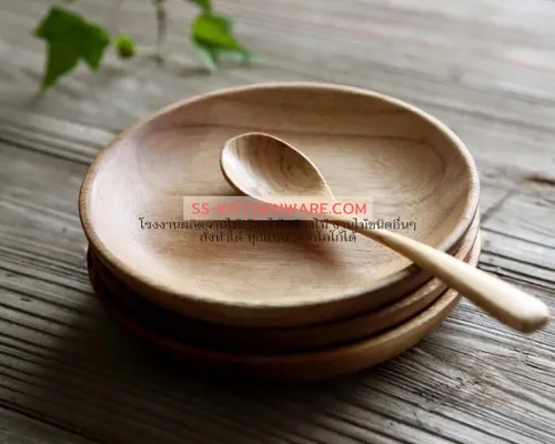 จานไม้ ถาดไม้ แบบที่ 24