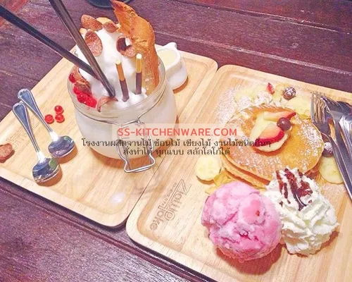 จานไม้ ถาดไม้ แบบที่ 30