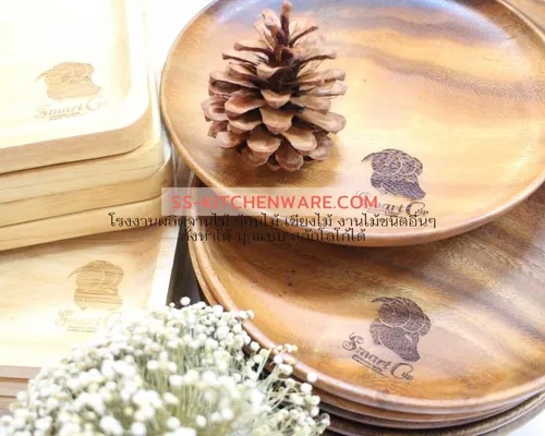 จานไม้ ถาดไม้ แบบที่ 35