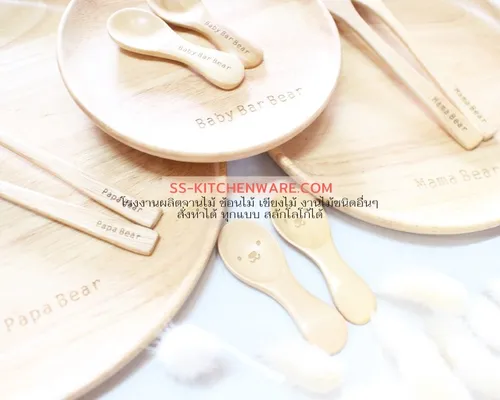 จานไม้ ถาดไม้ แบบที่ 41