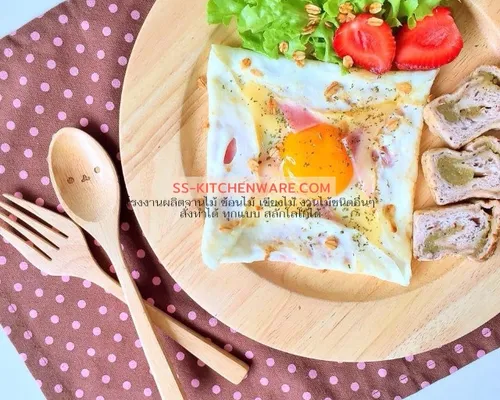 จานไม้ ถาดไม้ แบบที่ 46