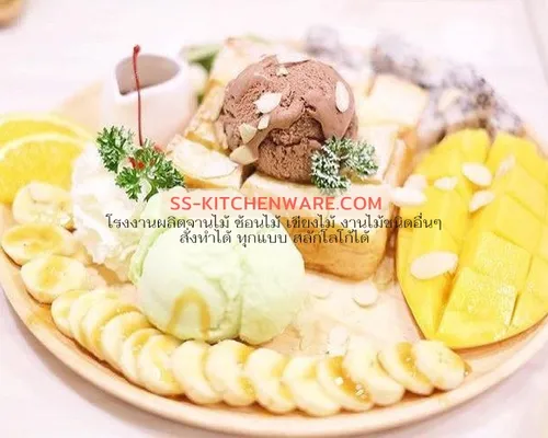 จานไม้ ถาดไม้ แบบที่ 47