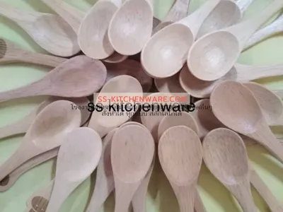 ช้อนไม้ ช้อนส้อมไม้ แบบที่ 42