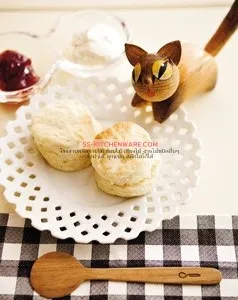 ช้อนไม้ ช้อนส้อมไม้ แบบที่ 47