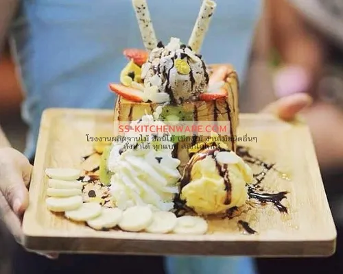 จานไม้ ถาดไม้ แบบที่ 13